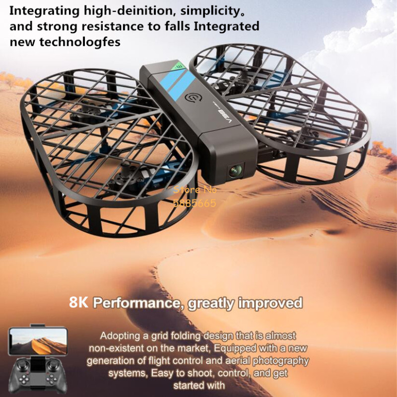 Drone Cinematic - 8K HD カメラ 360 ° 保護オプティカルフローローカリゼーション