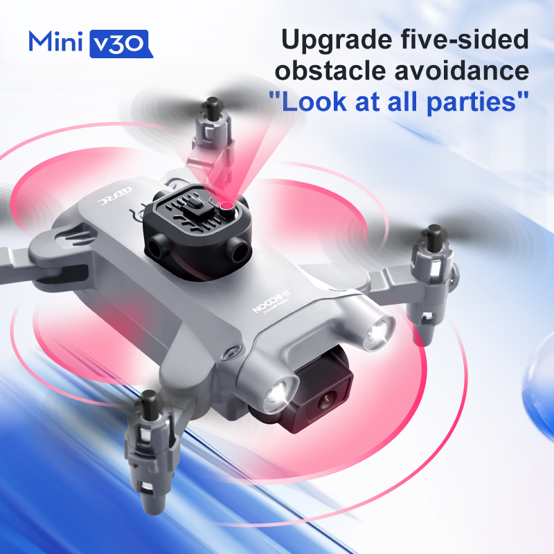 ミニ V30 WiFi FPV ドローン 4K HD デュア - Drone Cinematic のレビューと価格