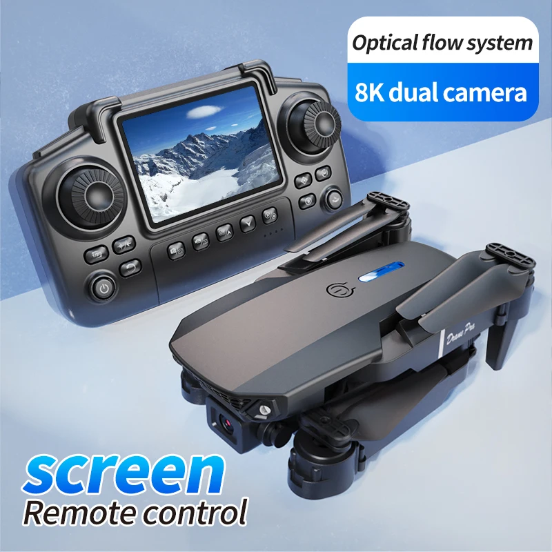 プロフェッショナルE88 PROドローン、スクリーン付き8K - Drone Cinematic のレビューと価格