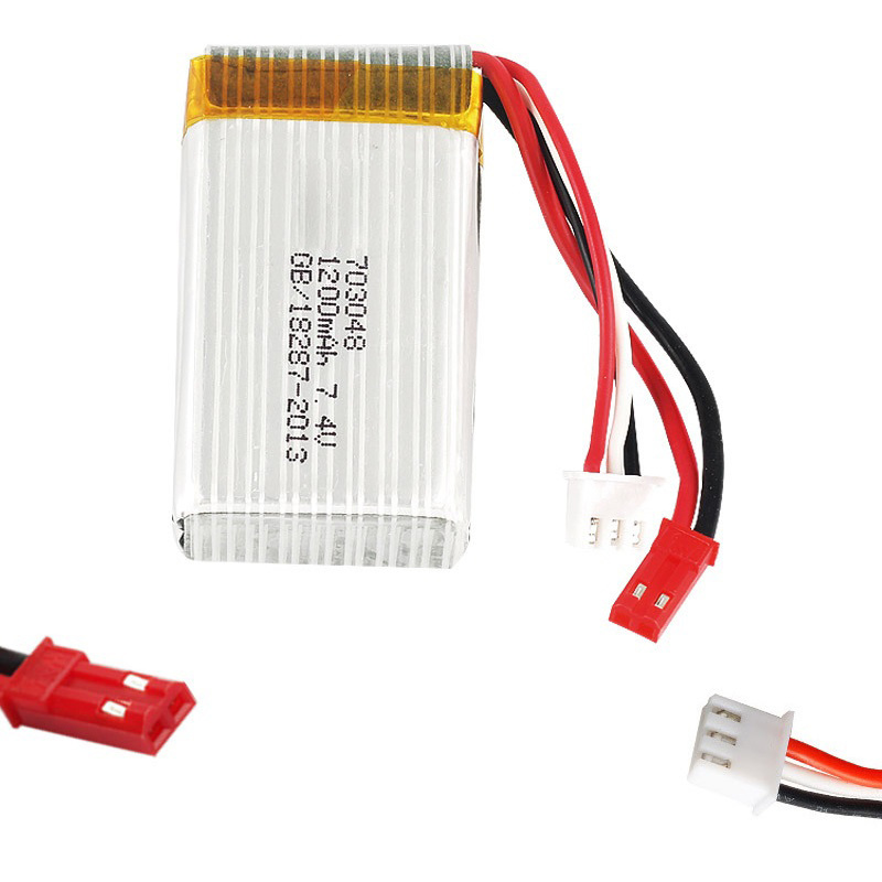 リポバッテリー 2S 7.4V 1200mAh 703048 - Eachine Drone E010 のレビューと価格