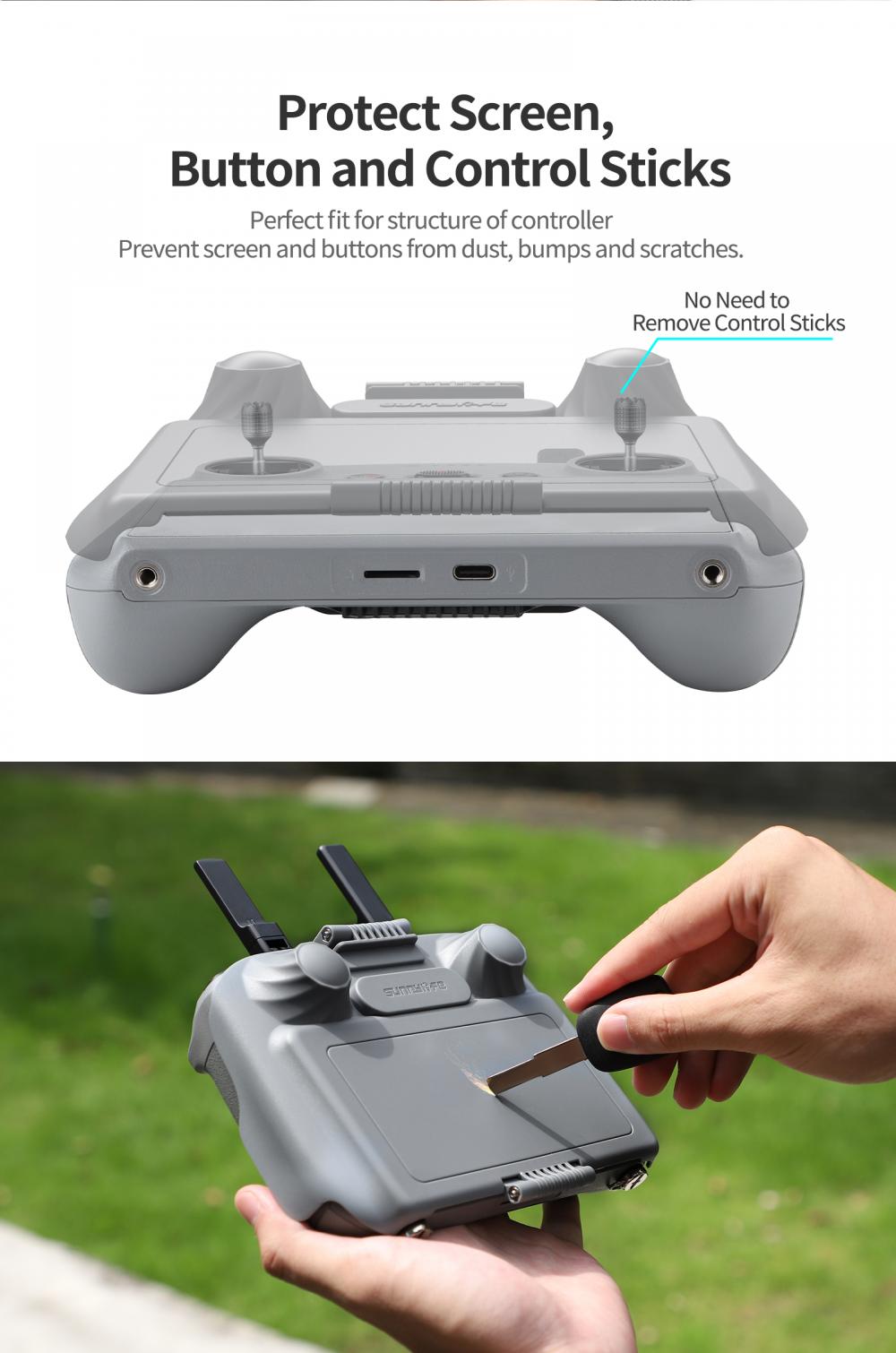 画面保護シェルサンシェード DJI RC/RC 2 リモコン - Dji Drone Mini 4 Pro のレビューと価格