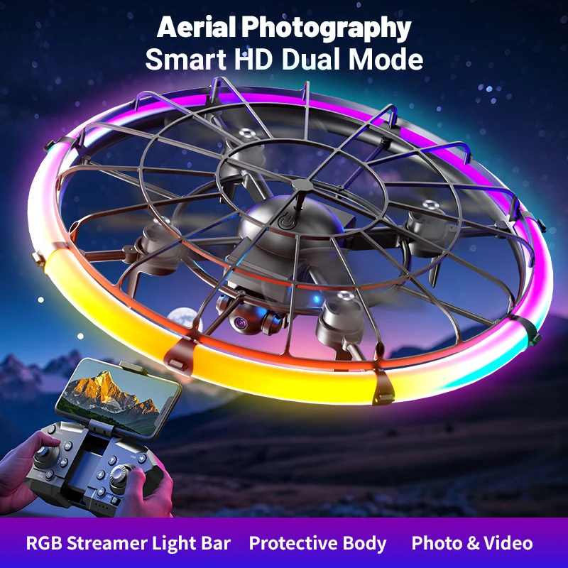 JJRC H145 UFO RCドローン、デュアルHDレンズ - Drone Cinematic のレビューと価格