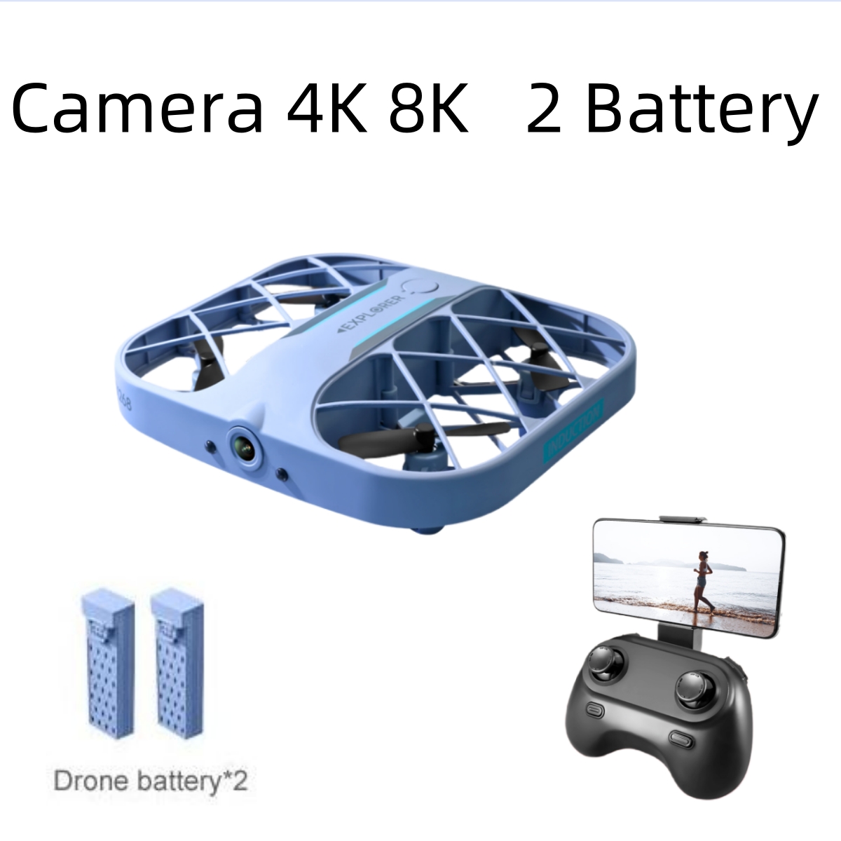 JJRC H107 FPV RCドローン（バッテリー2個付き - Drone Aerial Photography のレビューと価格