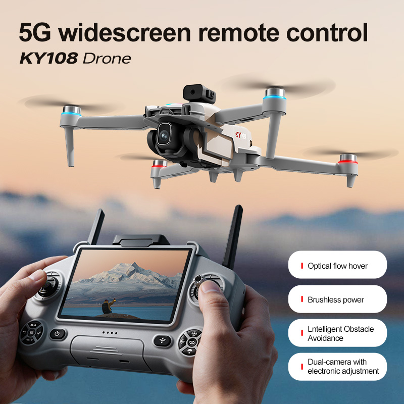 2026年新型KY108ドローン、8Kカメラ搭載、4.3イン - Drone Multispectral のレビューと価格